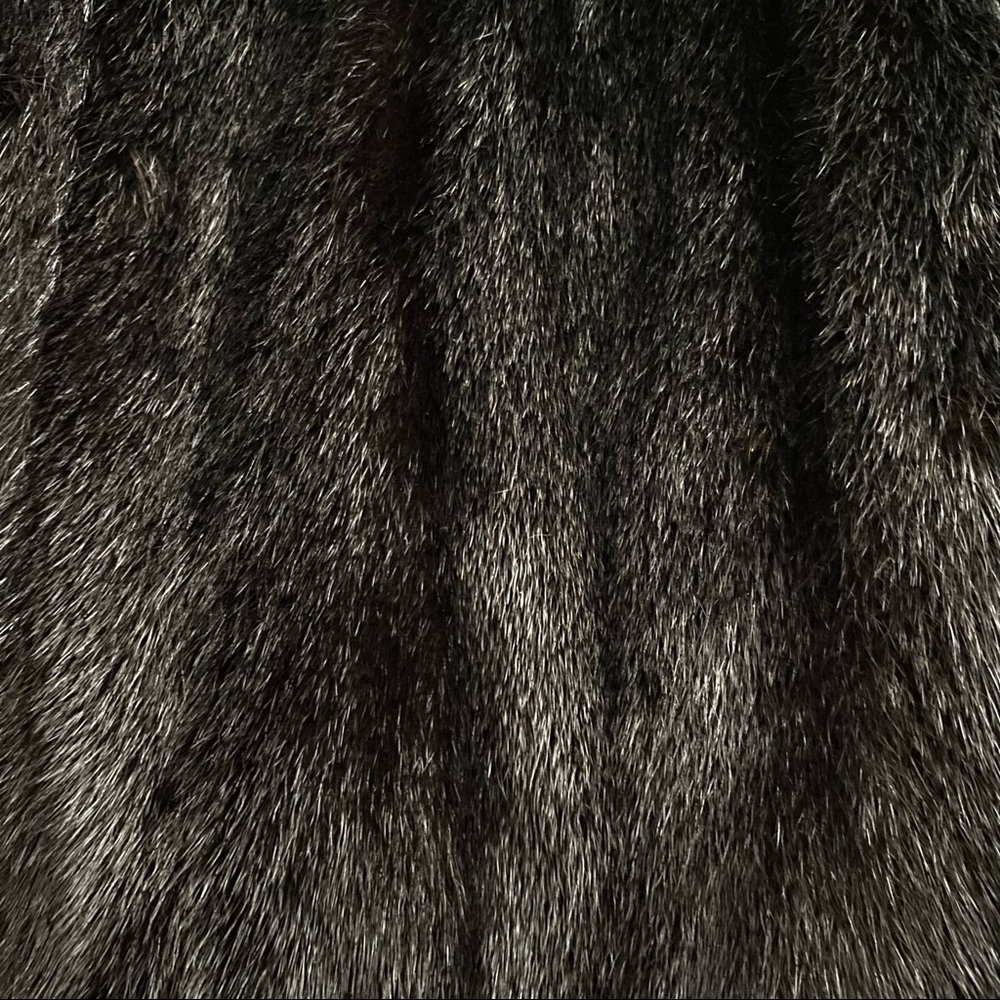 🌟HostPick🌟Real mink fur vintage coat - black - early 90s - Picture 15 of 17
